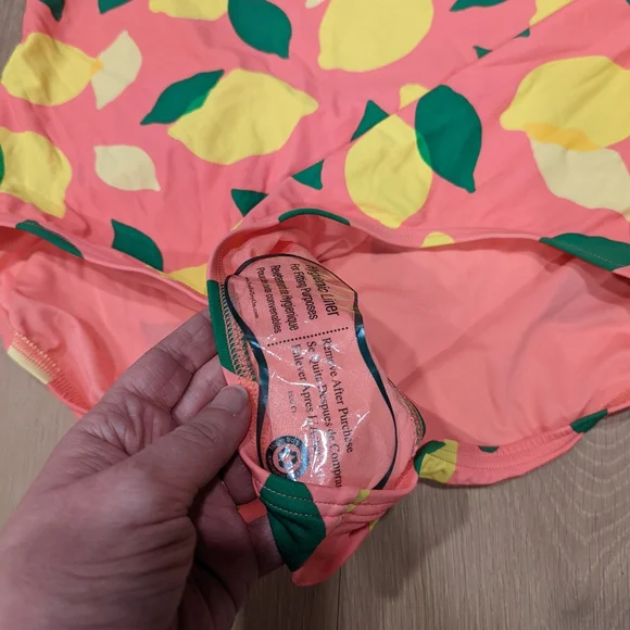 Pink Lemon Leaf Swimsuit - Picture 5 of 5